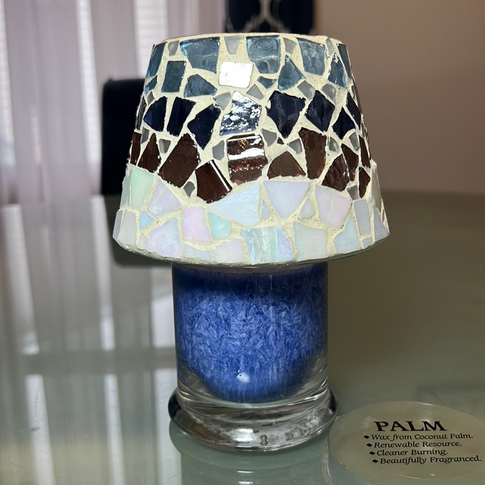 Home Interiors Candle Shade with Candle